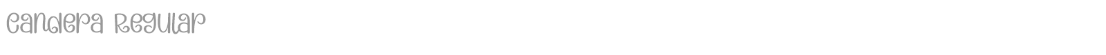 Candera font preview